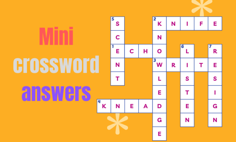 mini crossword answers