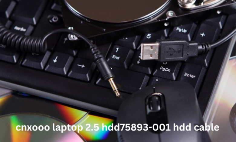 In conclusion, the HDD75893-001 HDD Cable with Rubber Caddy is an essential component for anyone looking to replace or upgrade their HP CNXOOO laptop’s hard drive.